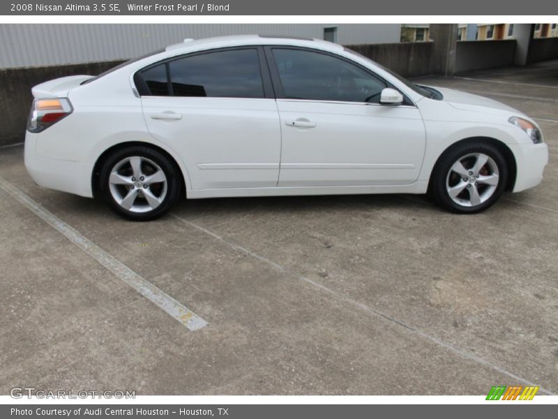 Winter Frost Pearl / Blond 2008 Nissan Altima 3.5 SE