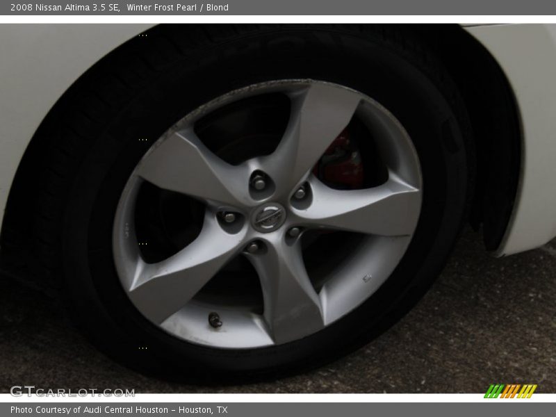 Winter Frost Pearl / Blond 2008 Nissan Altima 3.5 SE