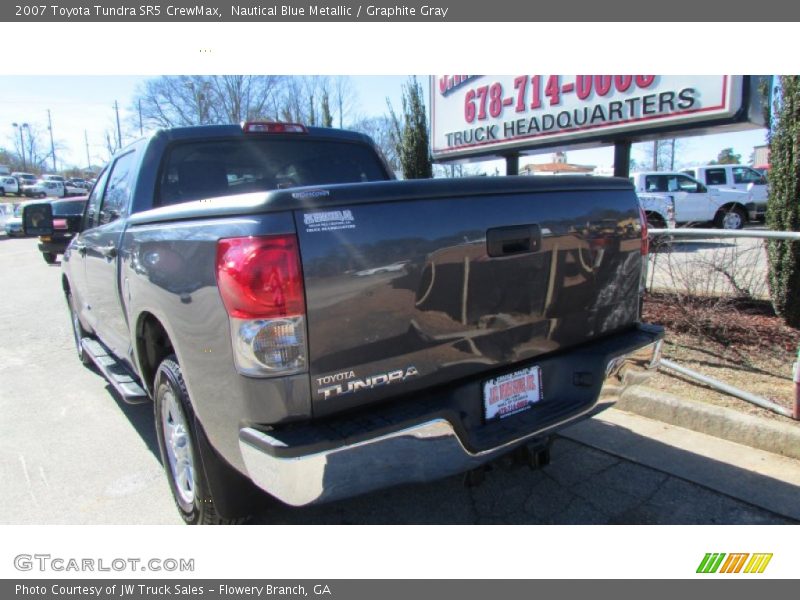 Nautical Blue Metallic / Graphite Gray 2007 Toyota Tundra SR5 CrewMax