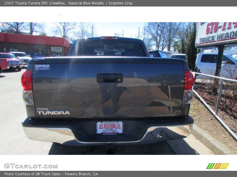 Nautical Blue Metallic / Graphite Gray 2007 Toyota Tundra SR5 CrewMax
