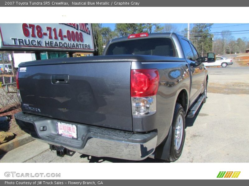 Nautical Blue Metallic / Graphite Gray 2007 Toyota Tundra SR5 CrewMax