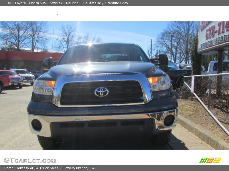 Nautical Blue Metallic / Graphite Gray 2007 Toyota Tundra SR5 CrewMax