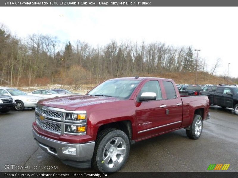 Front 3/4 View of 2014 Silverado 1500 LTZ Double Cab 4x4