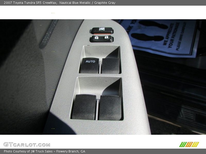 Nautical Blue Metallic / Graphite Gray 2007 Toyota Tundra SR5 CrewMax
