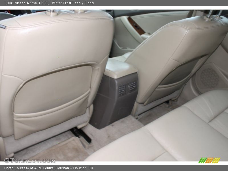 Winter Frost Pearl / Blond 2008 Nissan Altima 3.5 SE