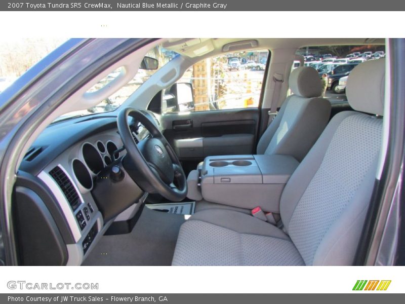 Nautical Blue Metallic / Graphite Gray 2007 Toyota Tundra SR5 CrewMax