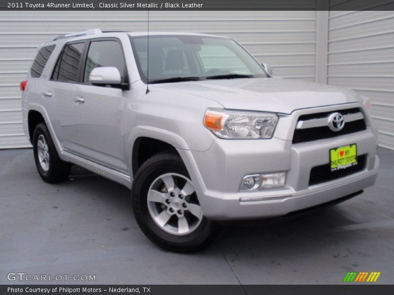 Classic Silver Metallic / Black Leather 2011 Toyota 4Runner Limited