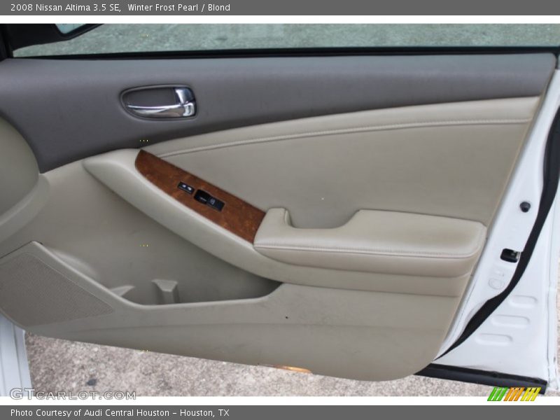 Winter Frost Pearl / Blond 2008 Nissan Altima 3.5 SE