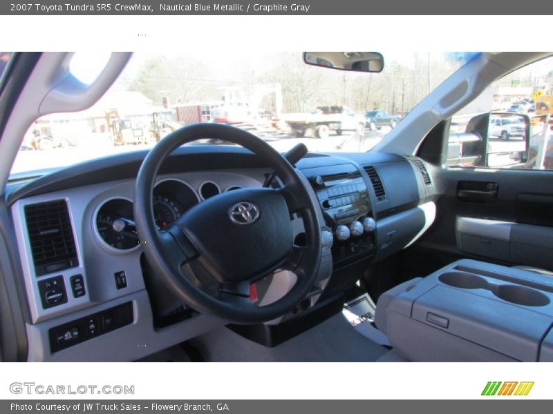 Nautical Blue Metallic / Graphite Gray 2007 Toyota Tundra SR5 CrewMax