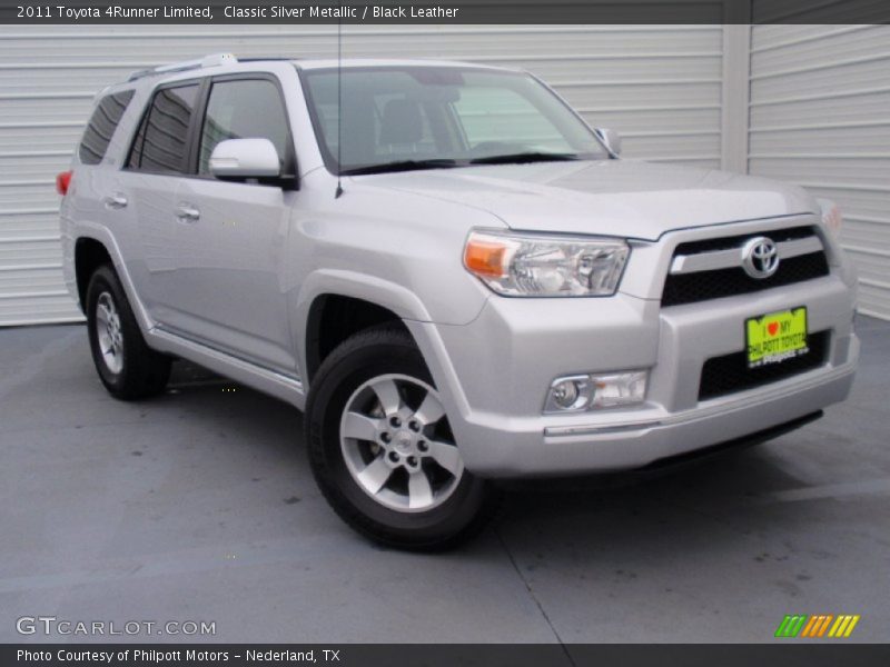 Classic Silver Metallic / Black Leather 2011 Toyota 4Runner Limited