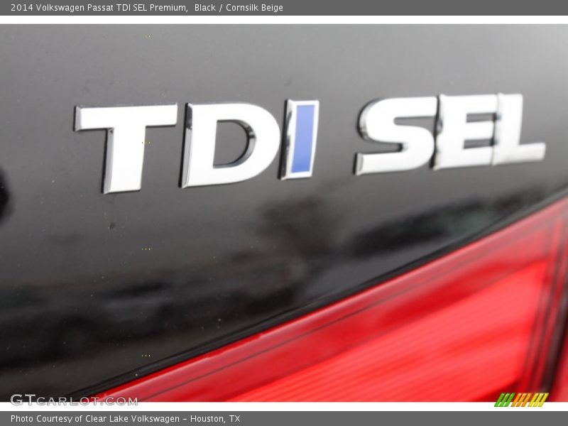 Black / Cornsilk Beige 2014 Volkswagen Passat TDI SEL Premium