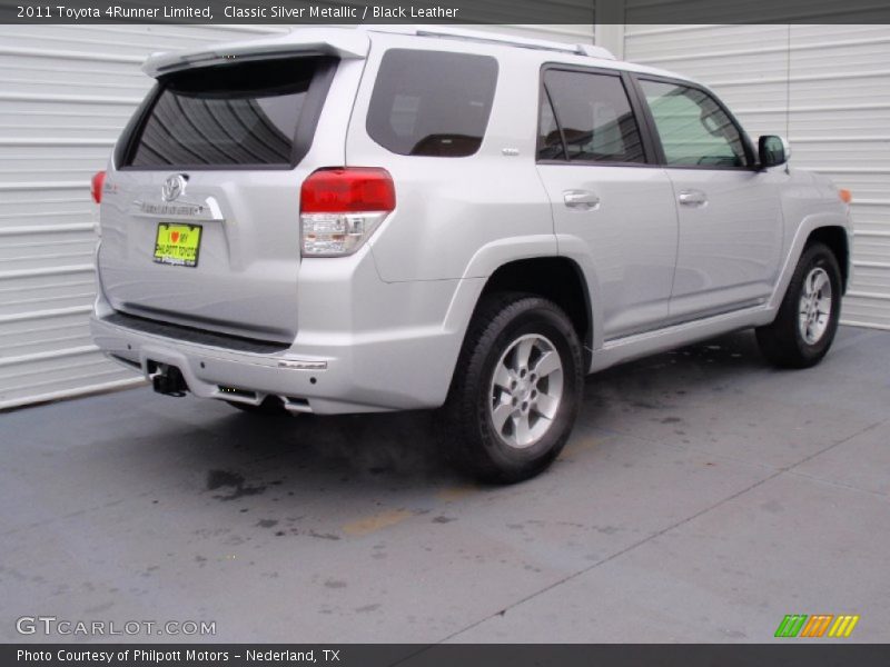 Classic Silver Metallic / Black Leather 2011 Toyota 4Runner Limited