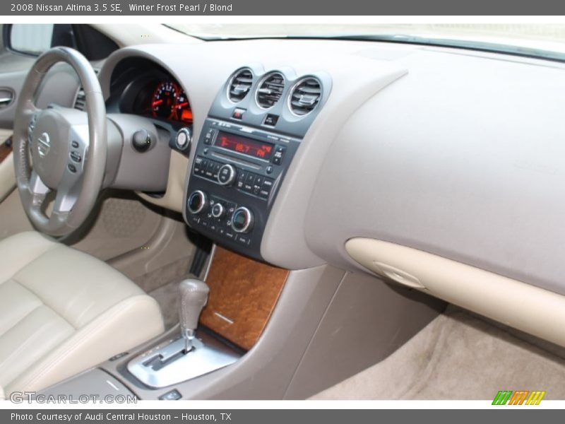 Winter Frost Pearl / Blond 2008 Nissan Altima 3.5 SE
