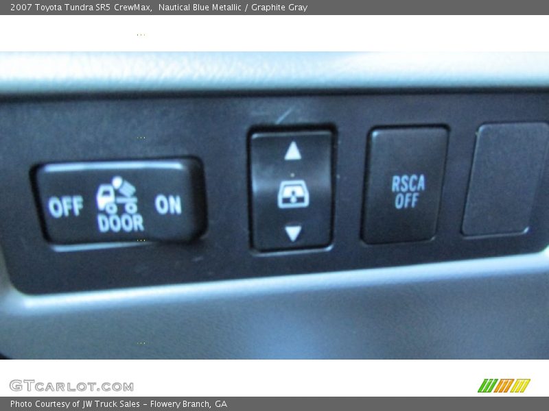 Nautical Blue Metallic / Graphite Gray 2007 Toyota Tundra SR5 CrewMax