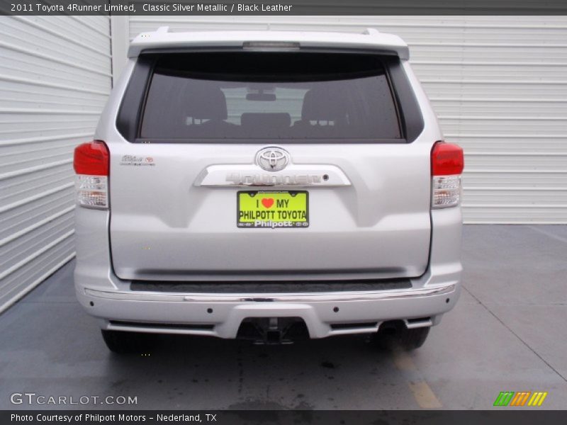 Classic Silver Metallic / Black Leather 2011 Toyota 4Runner Limited