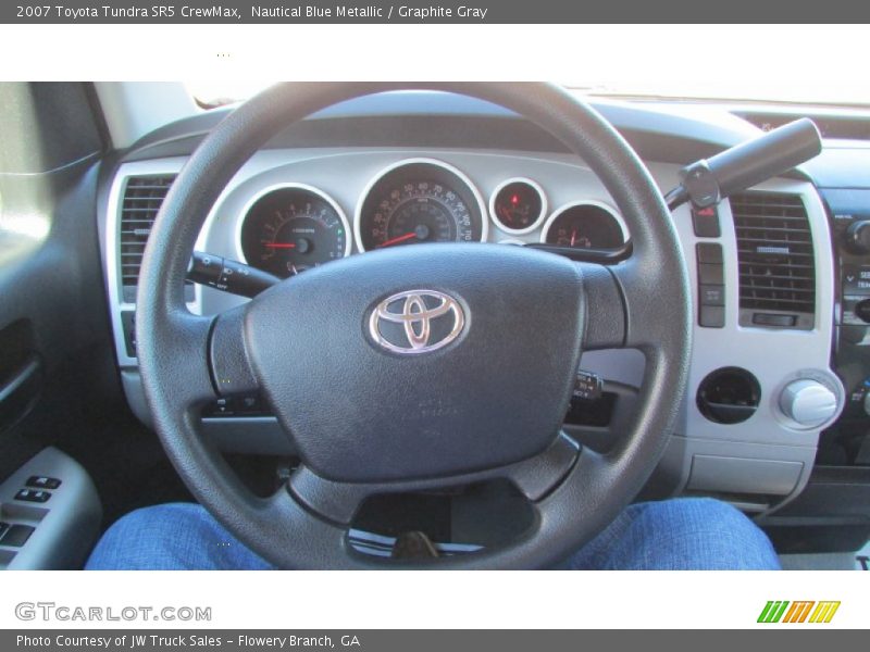 Nautical Blue Metallic / Graphite Gray 2007 Toyota Tundra SR5 CrewMax