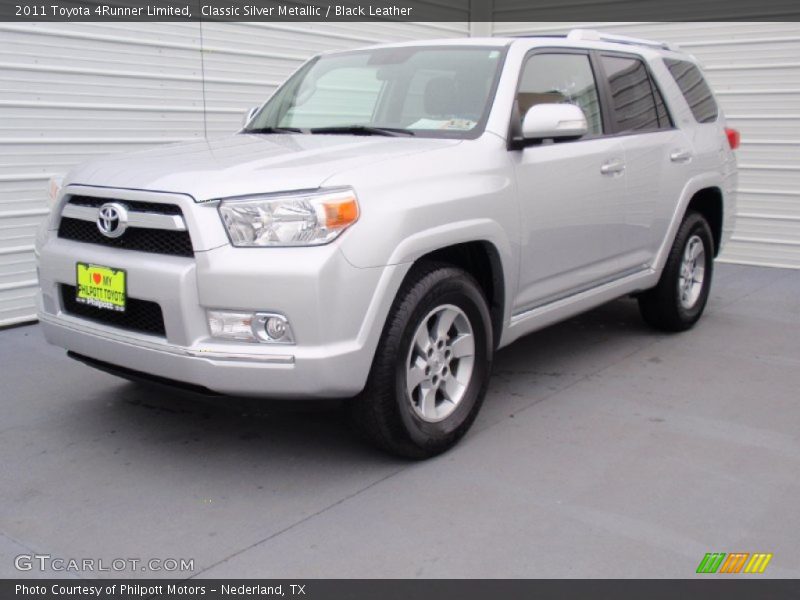 Classic Silver Metallic / Black Leather 2011 Toyota 4Runner Limited