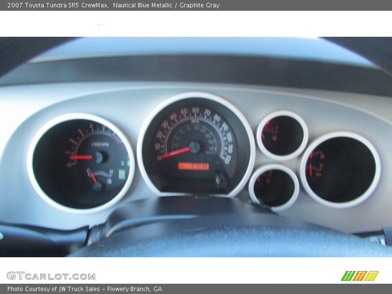 Nautical Blue Metallic / Graphite Gray 2007 Toyota Tundra SR5 CrewMax