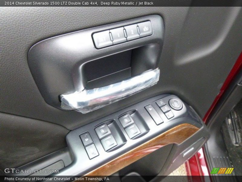 Deep Ruby Metallic / Jet Black 2014 Chevrolet Silverado 1500 LTZ Double Cab 4x4