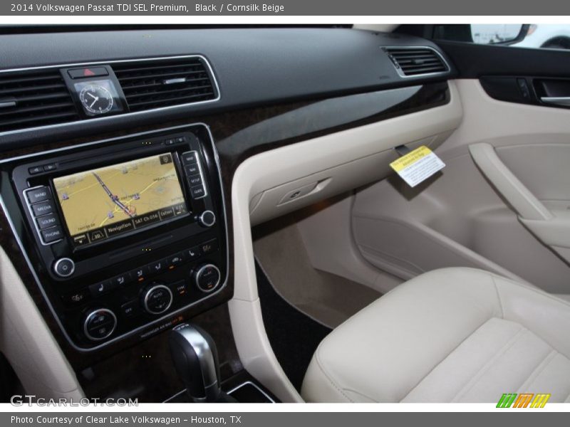 Black / Cornsilk Beige 2014 Volkswagen Passat TDI SEL Premium