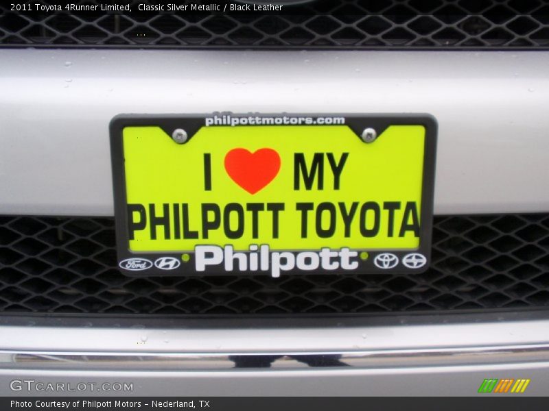 Classic Silver Metallic / Black Leather 2011 Toyota 4Runner Limited