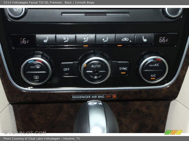 Black / Cornsilk Beige 2014 Volkswagen Passat TDI SEL Premium