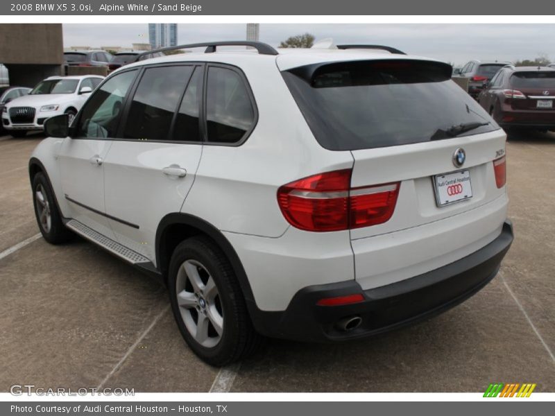 Alpine White / Sand Beige 2008 BMW X5 3.0si