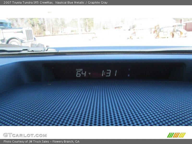 Nautical Blue Metallic / Graphite Gray 2007 Toyota Tundra SR5 CrewMax