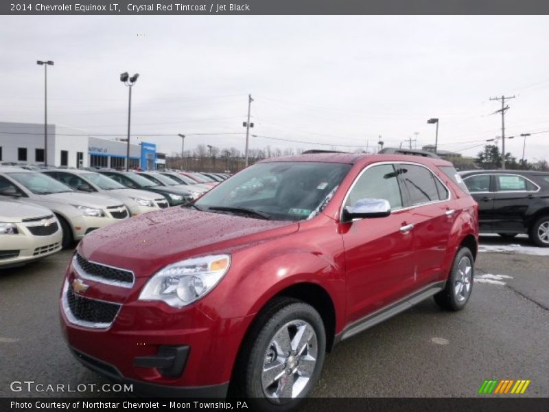 Crystal Red Tintcoat / Jet Black 2014 Chevrolet Equinox LT