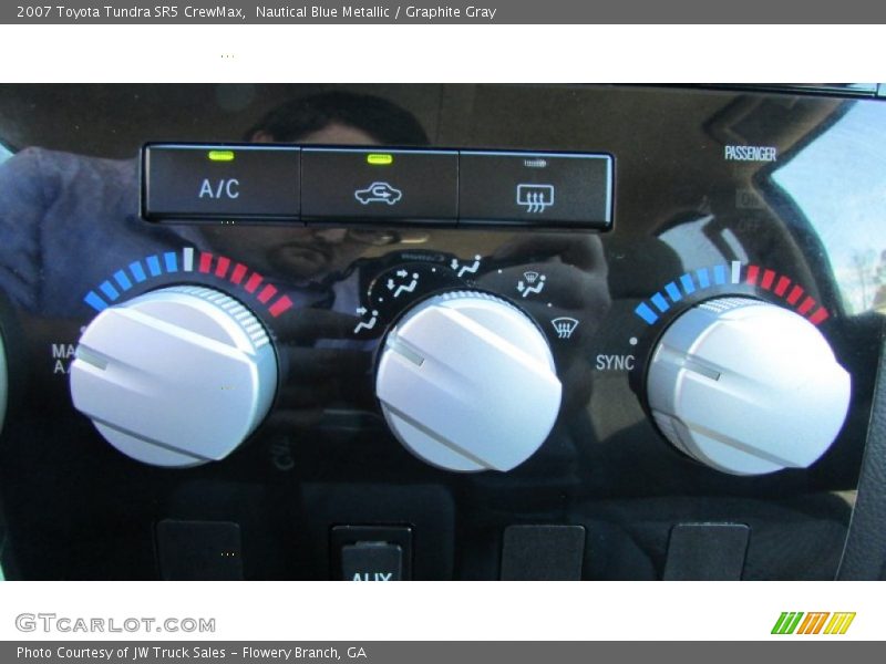 Nautical Blue Metallic / Graphite Gray 2007 Toyota Tundra SR5 CrewMax