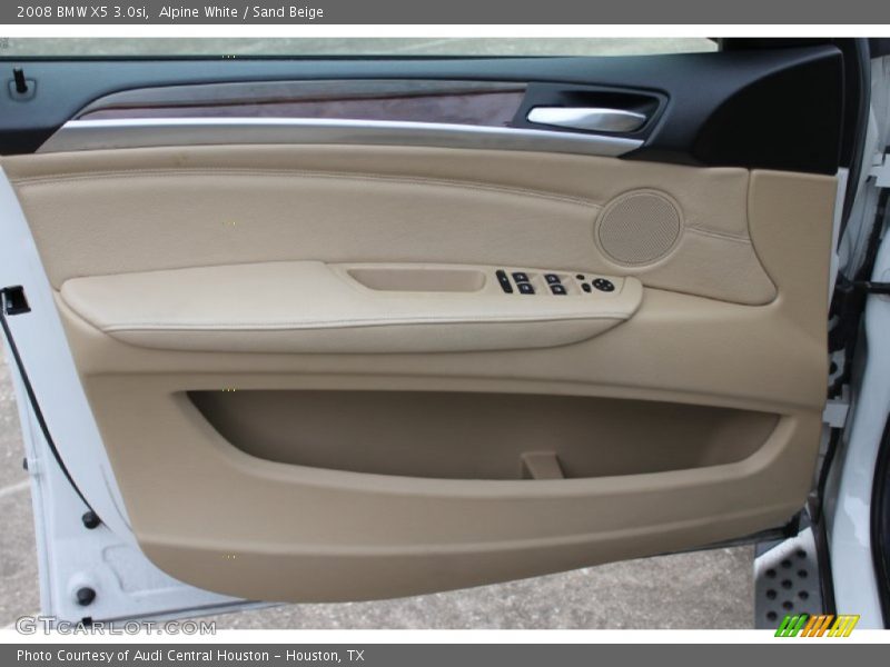 Alpine White / Sand Beige 2008 BMW X5 3.0si