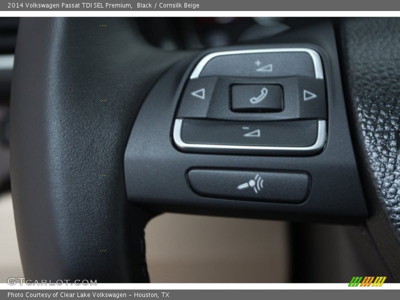 Black / Cornsilk Beige 2014 Volkswagen Passat TDI SEL Premium