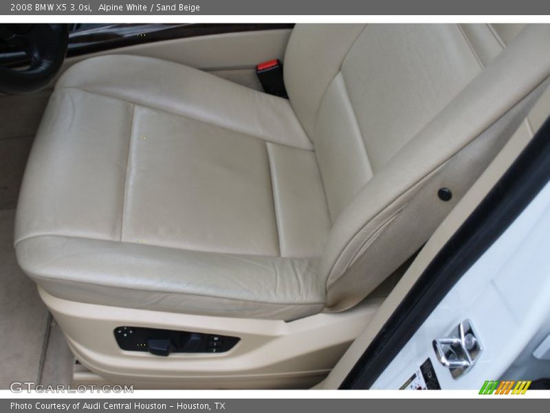 Alpine White / Sand Beige 2008 BMW X5 3.0si