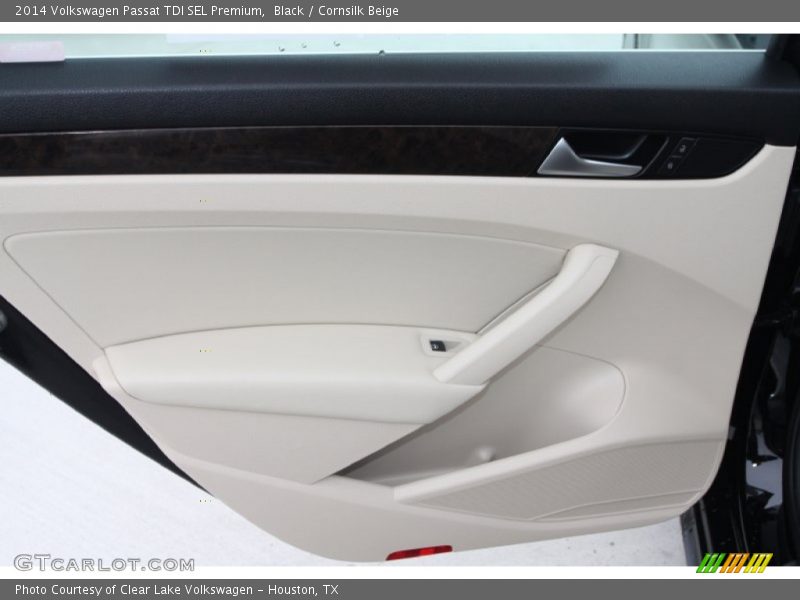 Black / Cornsilk Beige 2014 Volkswagen Passat TDI SEL Premium