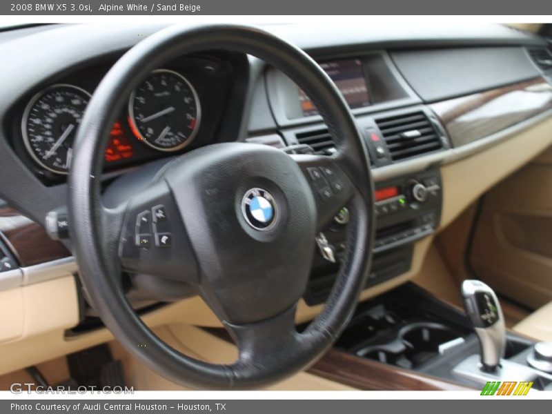 Alpine White / Sand Beige 2008 BMW X5 3.0si