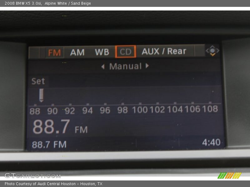 Alpine White / Sand Beige 2008 BMW X5 3.0si