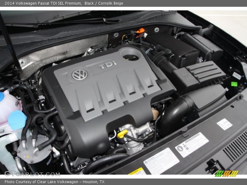 Black / Cornsilk Beige 2014 Volkswagen Passat TDI SEL Premium