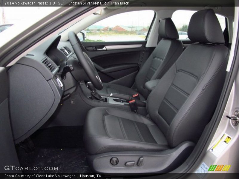Front Seat of 2014 Passat 1.8T SE