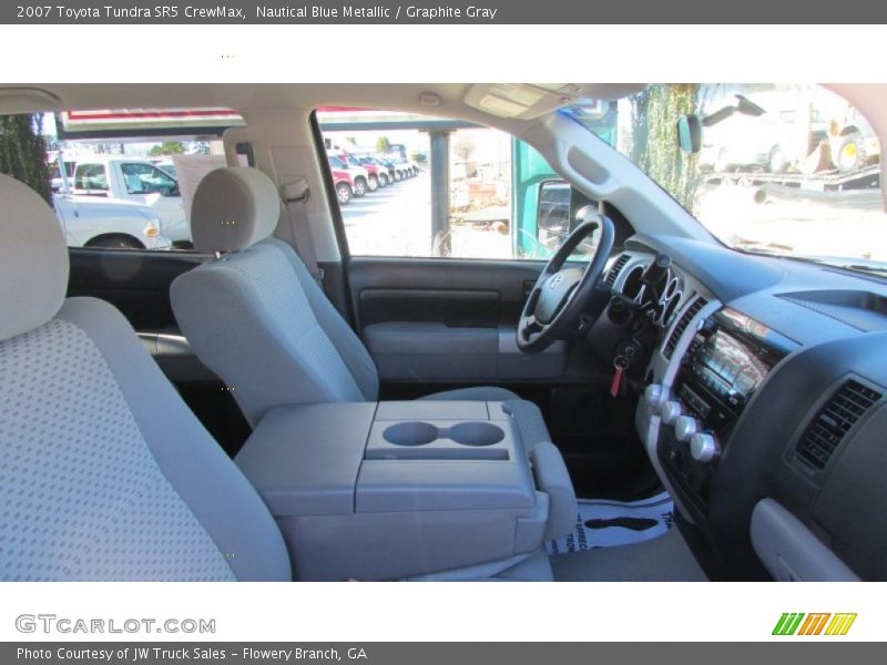 Nautical Blue Metallic / Graphite Gray 2007 Toyota Tundra SR5 CrewMax