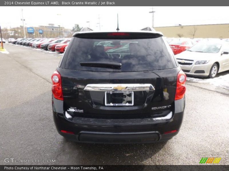 Black Granite Metallic / Jet Black 2014 Chevrolet Equinox LT AWD