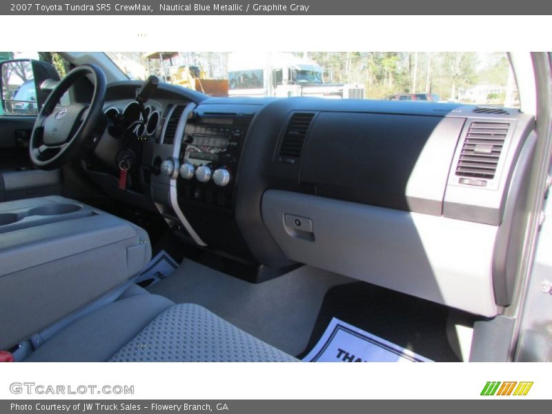 Nautical Blue Metallic / Graphite Gray 2007 Toyota Tundra SR5 CrewMax