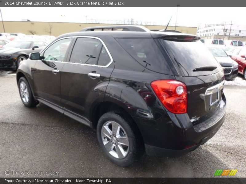 Black Granite Metallic / Jet Black 2014 Chevrolet Equinox LT AWD