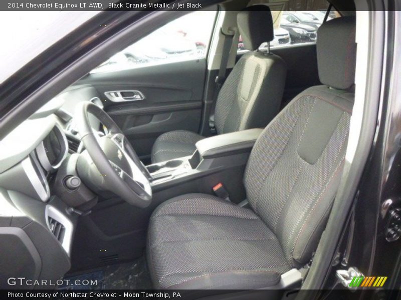 Black Granite Metallic / Jet Black 2014 Chevrolet Equinox LT AWD