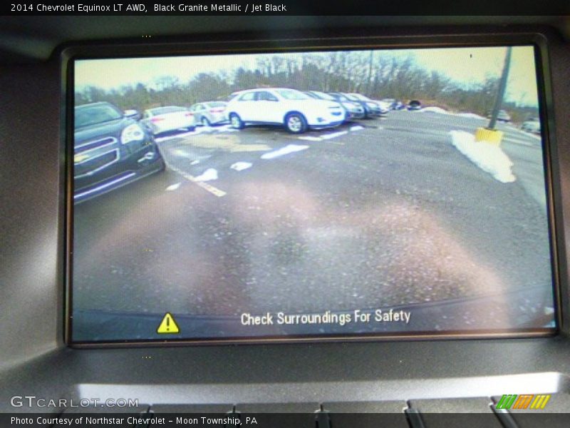 Black Granite Metallic / Jet Black 2014 Chevrolet Equinox LT AWD