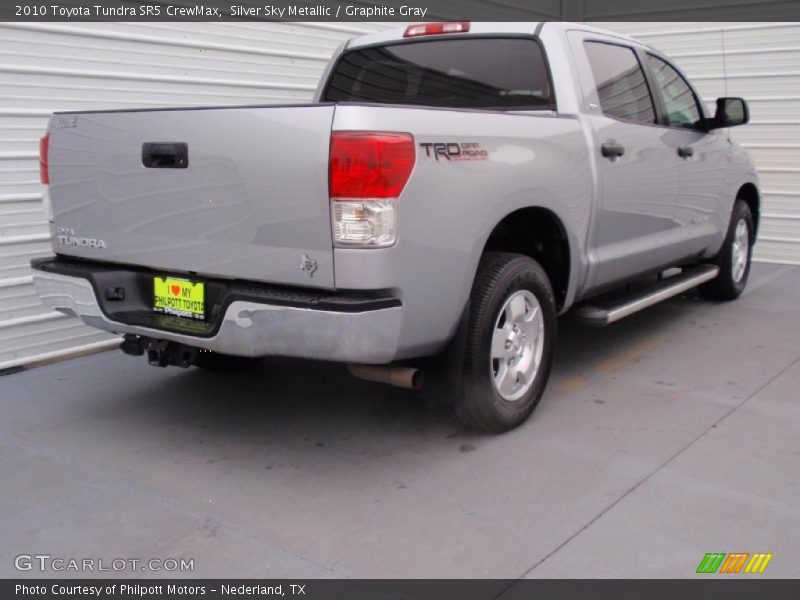 Silver Sky Metallic / Graphite Gray 2010 Toyota Tundra SR5 CrewMax