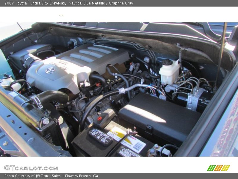 Nautical Blue Metallic / Graphite Gray 2007 Toyota Tundra SR5 CrewMax