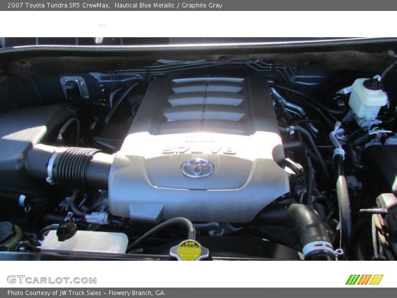 Nautical Blue Metallic / Graphite Gray 2007 Toyota Tundra SR5 CrewMax