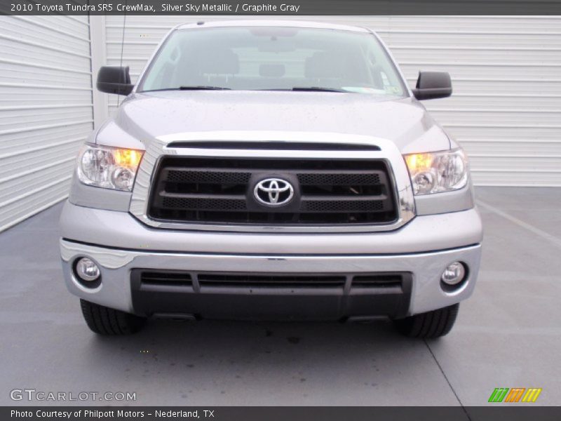 Silver Sky Metallic / Graphite Gray 2010 Toyota Tundra SR5 CrewMax