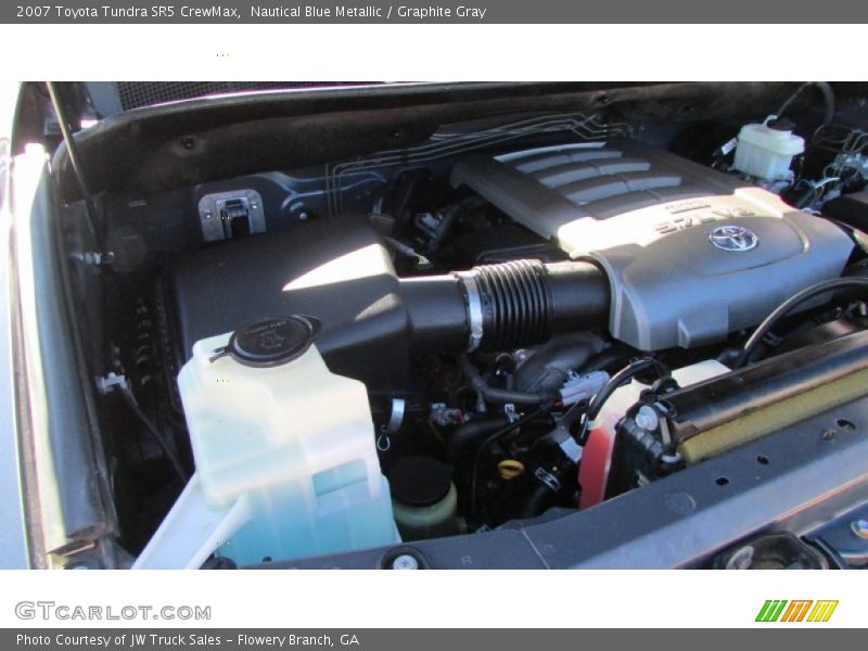 Nautical Blue Metallic / Graphite Gray 2007 Toyota Tundra SR5 CrewMax