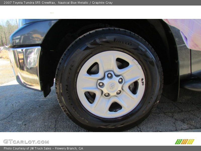Nautical Blue Metallic / Graphite Gray 2007 Toyota Tundra SR5 CrewMax